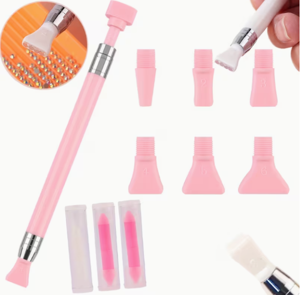 Diamond Painting Diamant Stift mit Nachfüllbarem Wachs